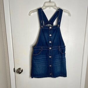 Children Place Blue Denim Overall Dress